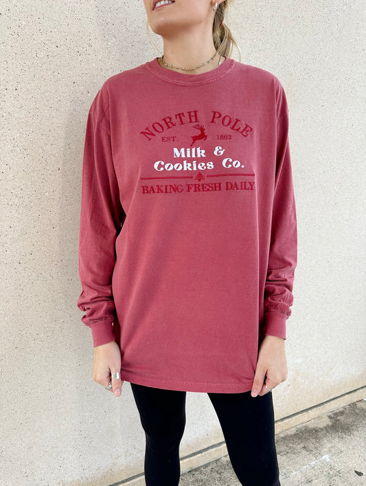 Milk & Cookies Long Sleeve Tee