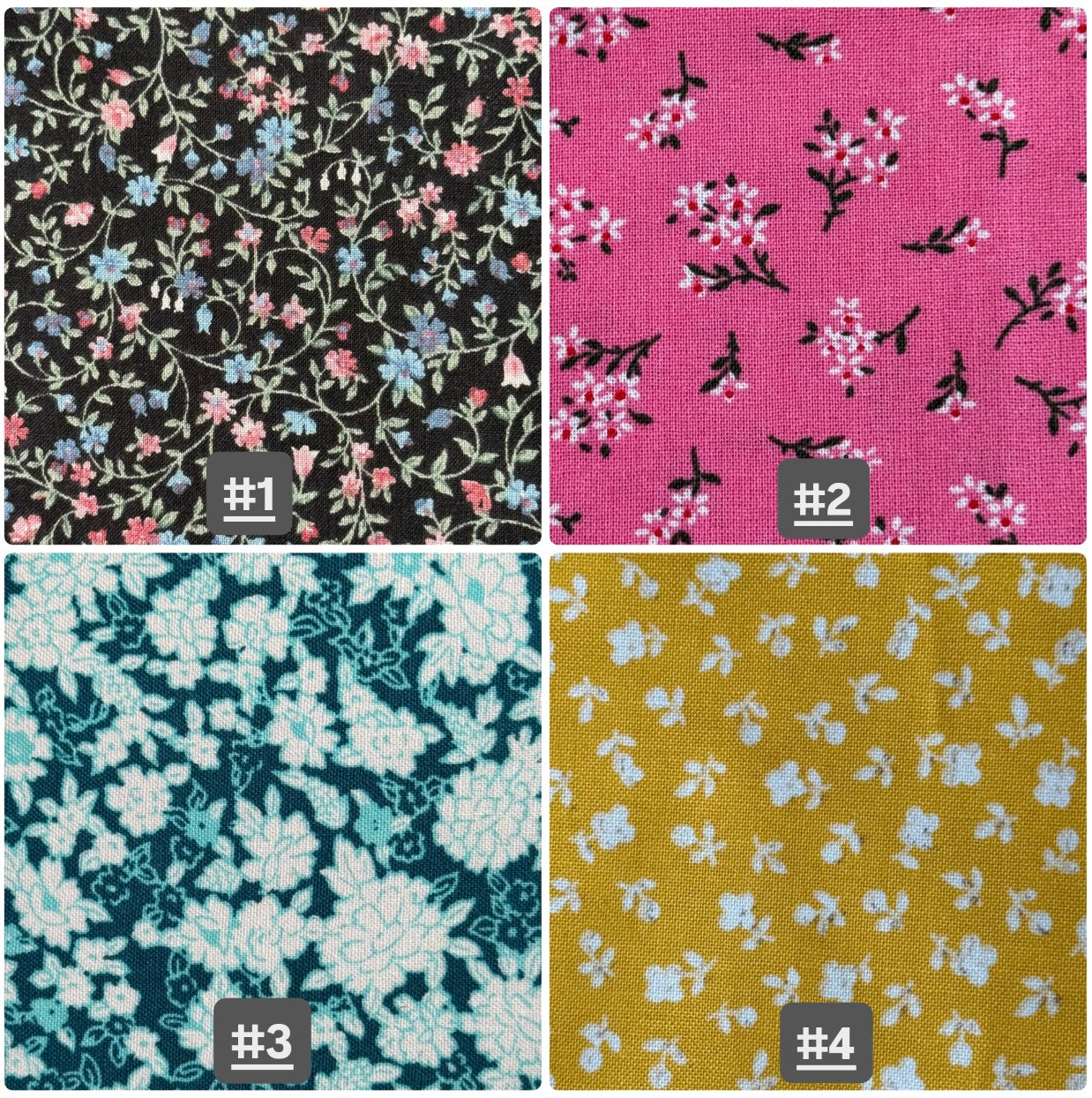 Springtime Floral Applique Crew