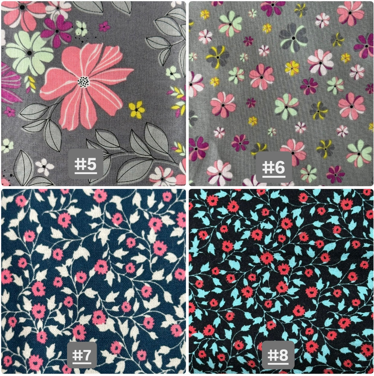 Springtime Floral Applique Crew