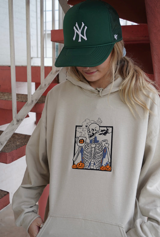 Caffeinated Skeleton Hoodie