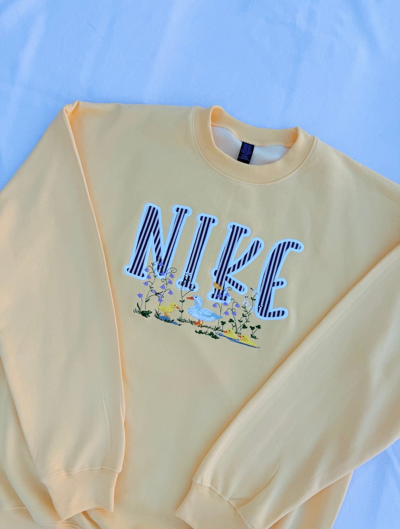 Spring Duckies Applique Crew