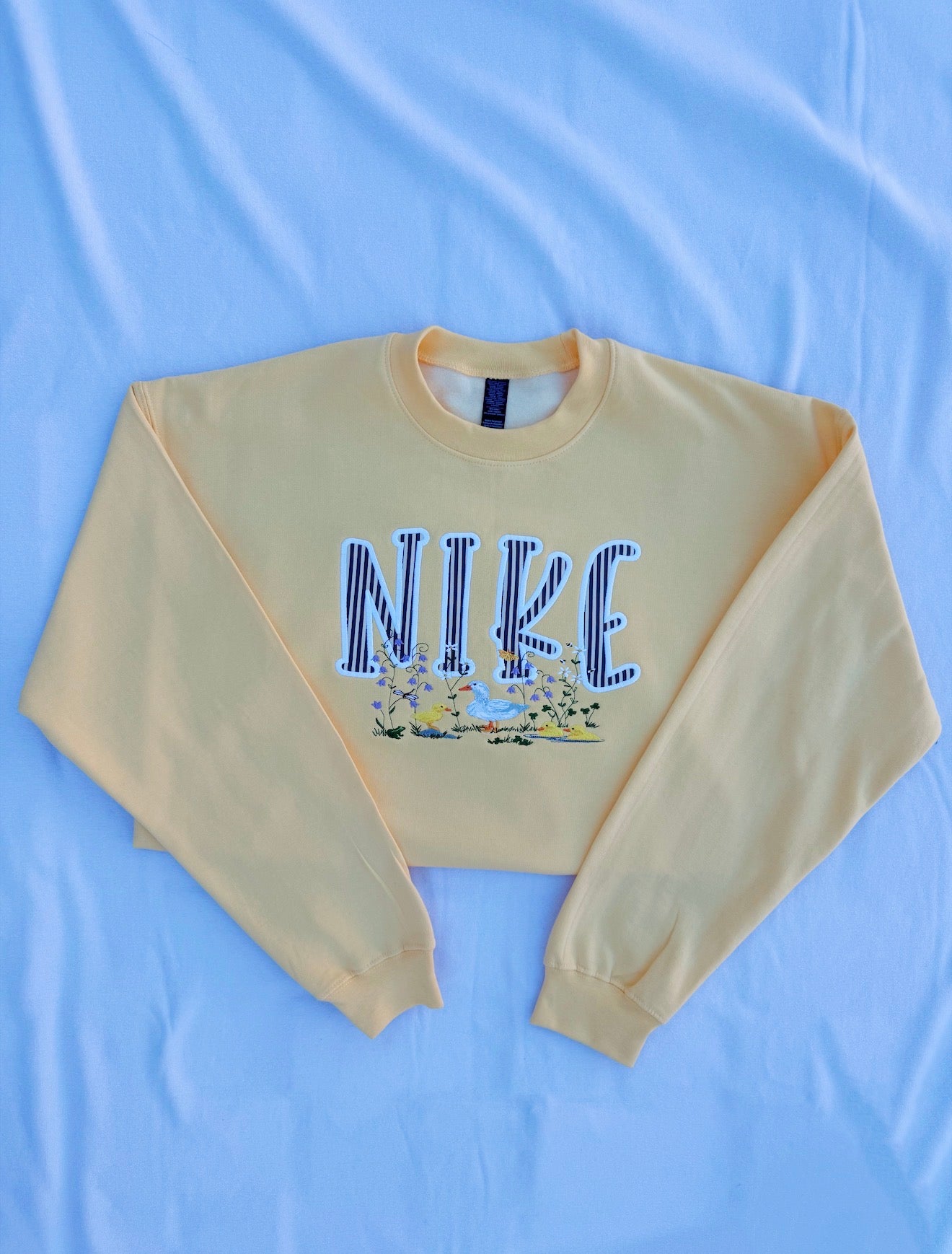 Spring Duckies Applique Crew