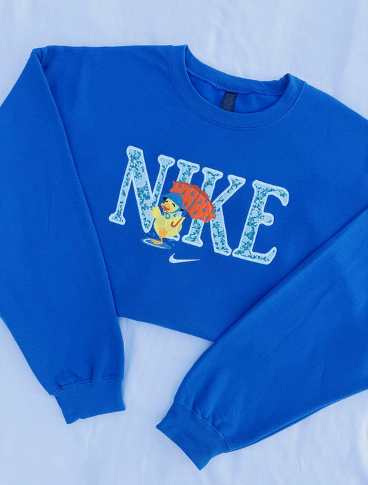 Rainy Duck Applique Crew