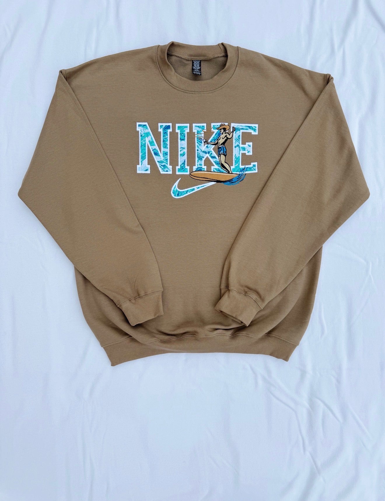 Surfin' Cowboy Applique Crew