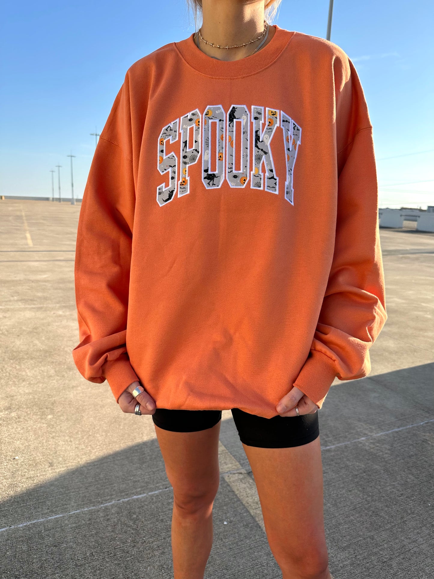 Spooky Applique Crew