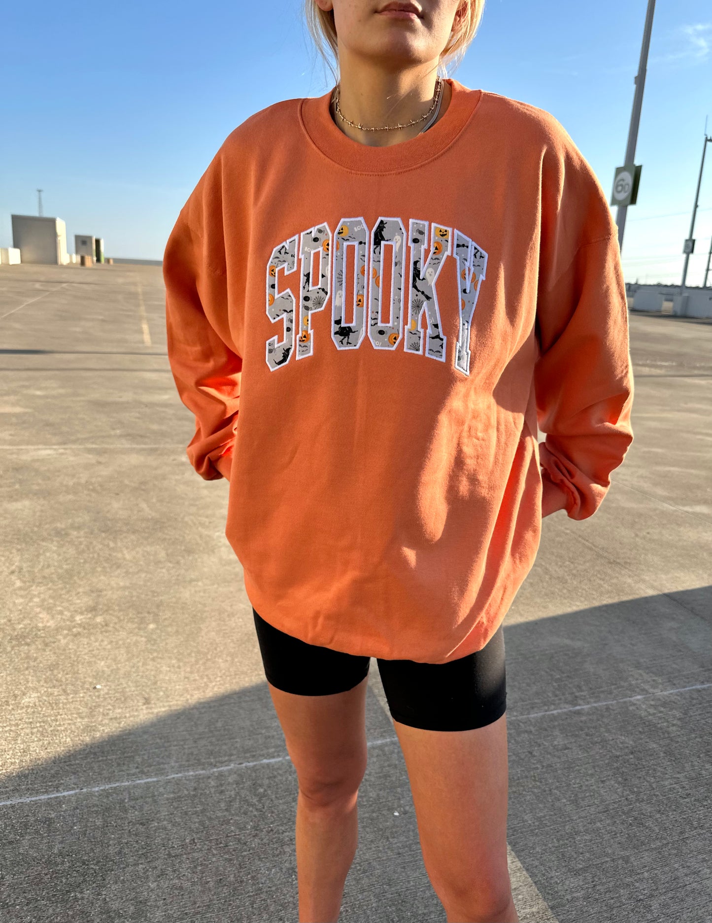 Spooky Applique Crew