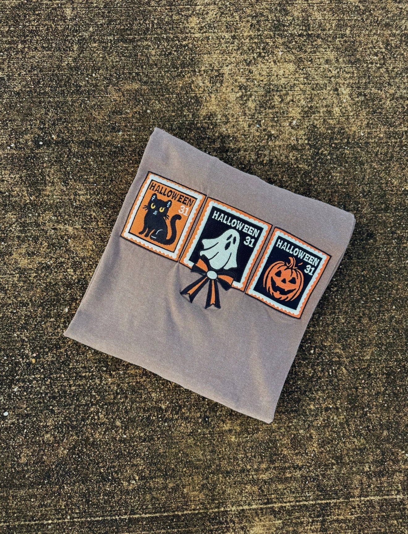 Halloween Stamps Long Sleeve Tee
