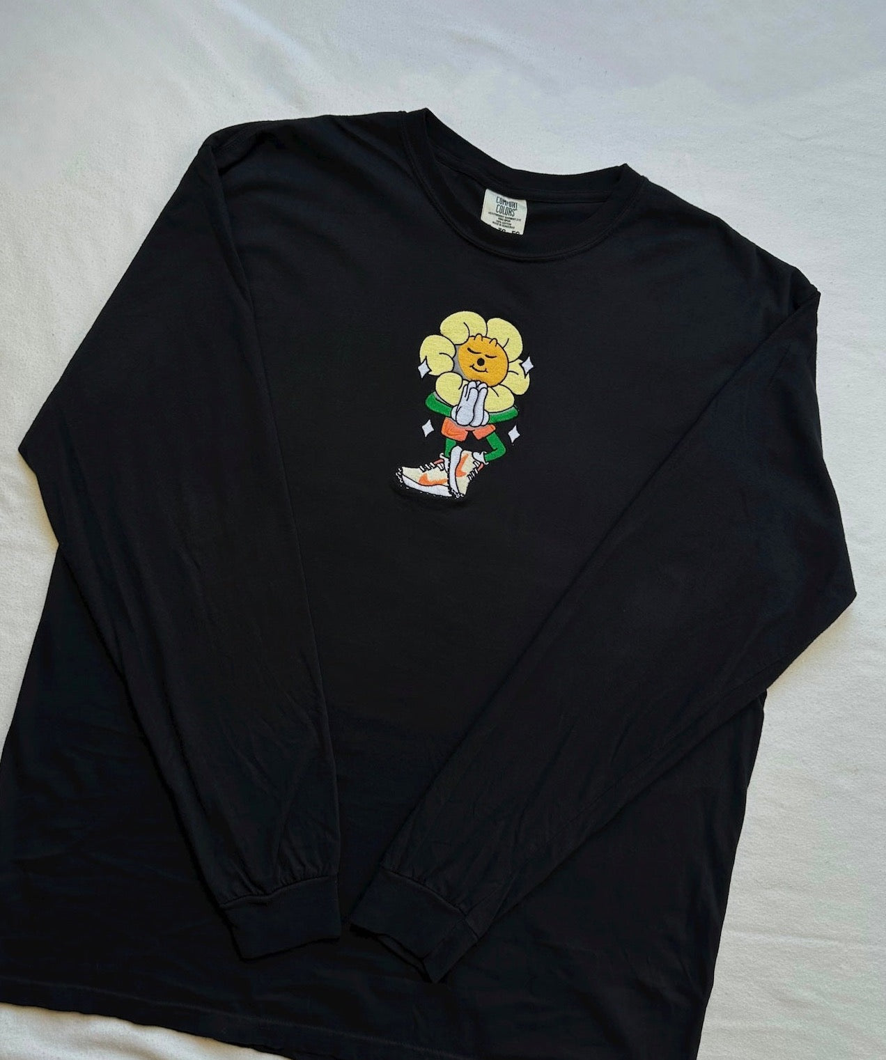 Namaste Flower Long Sleeve Tee