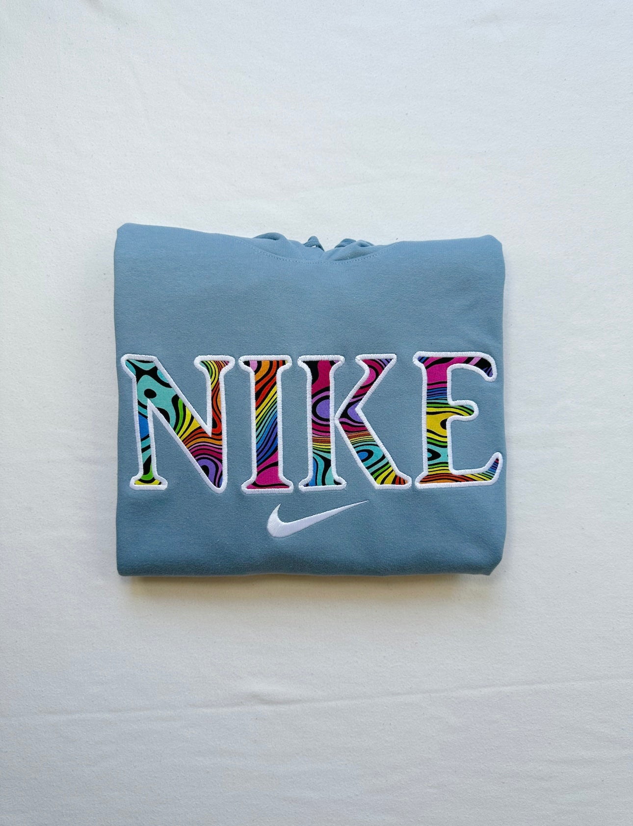 Psychedelic Applique Hoodie