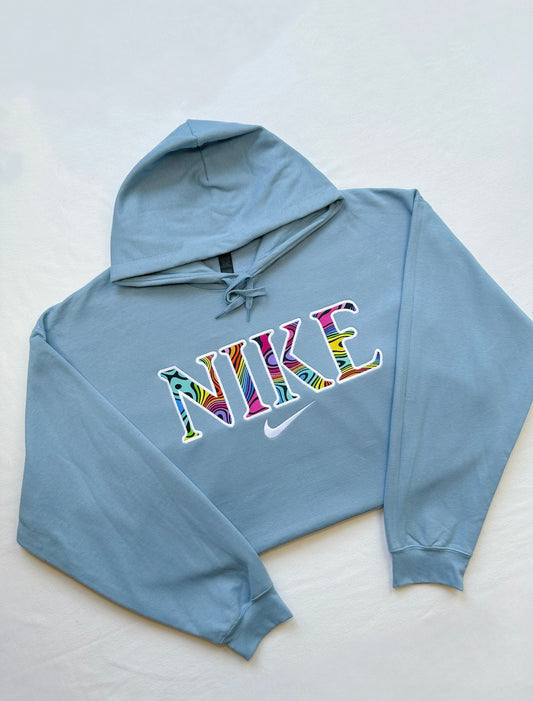 Psychedelic Applique Hoodie