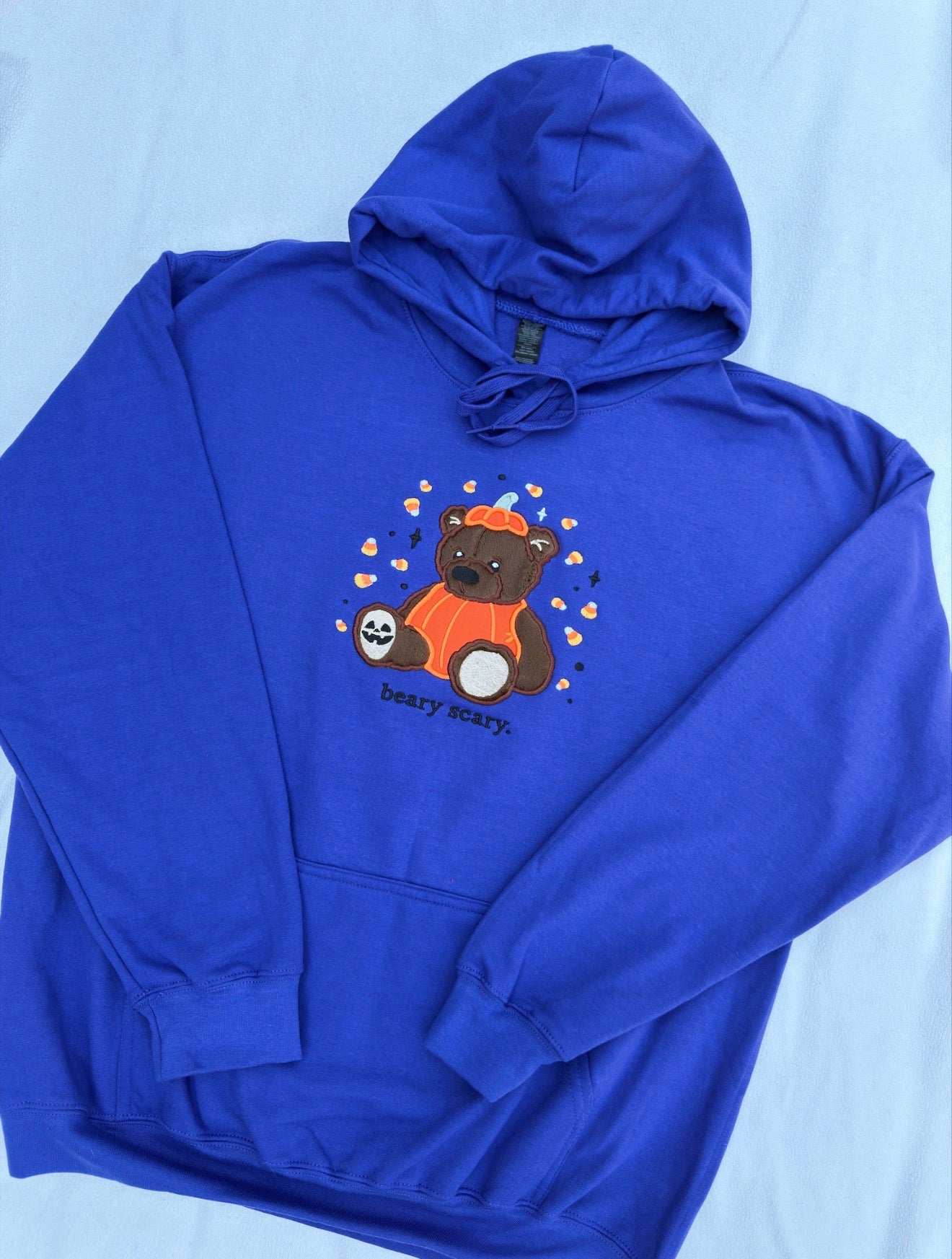 Beary Scary Applique Hoodie