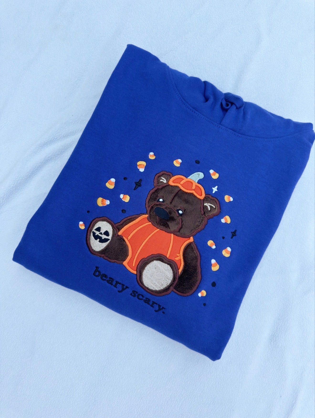 Beary Scary Applique Hoodie