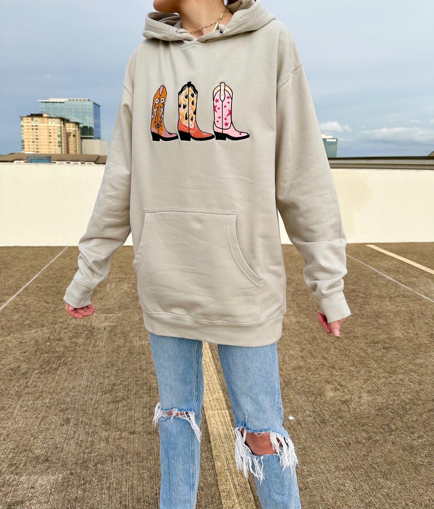 Cowboy Boot Hoodie