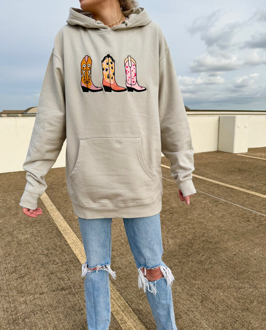 Cowboy Boot Hoodie