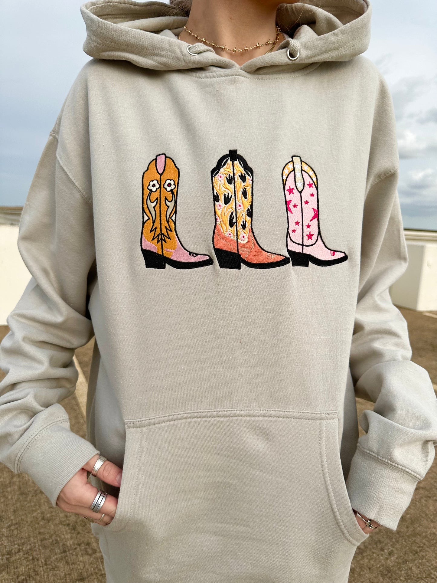 Cowboy Boot Hoodie