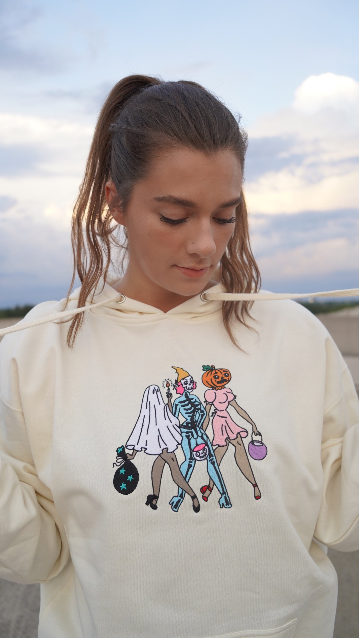 Spooky Girls Trio Hoodie
