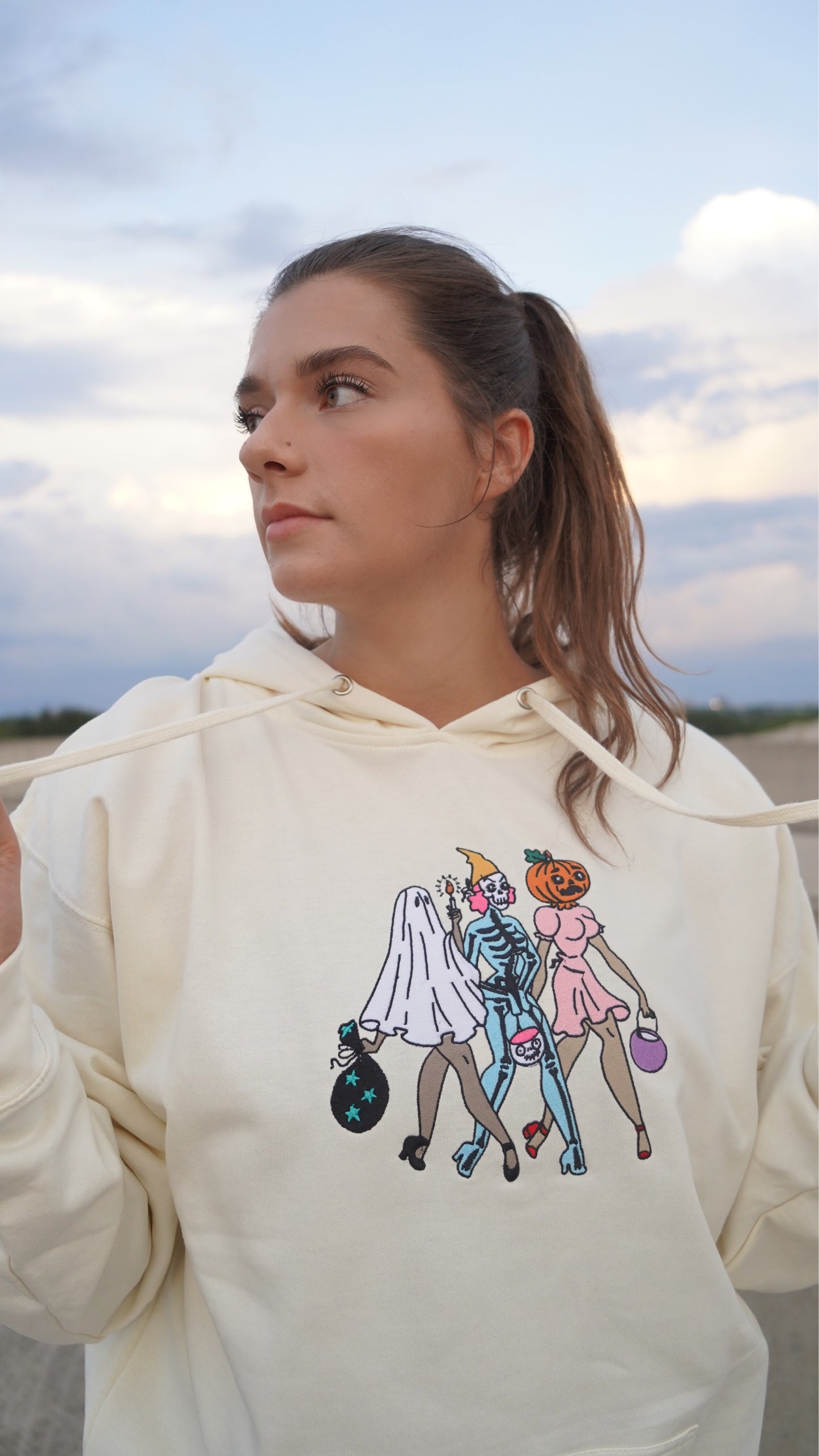 Spooky Girls Trio Hoodie