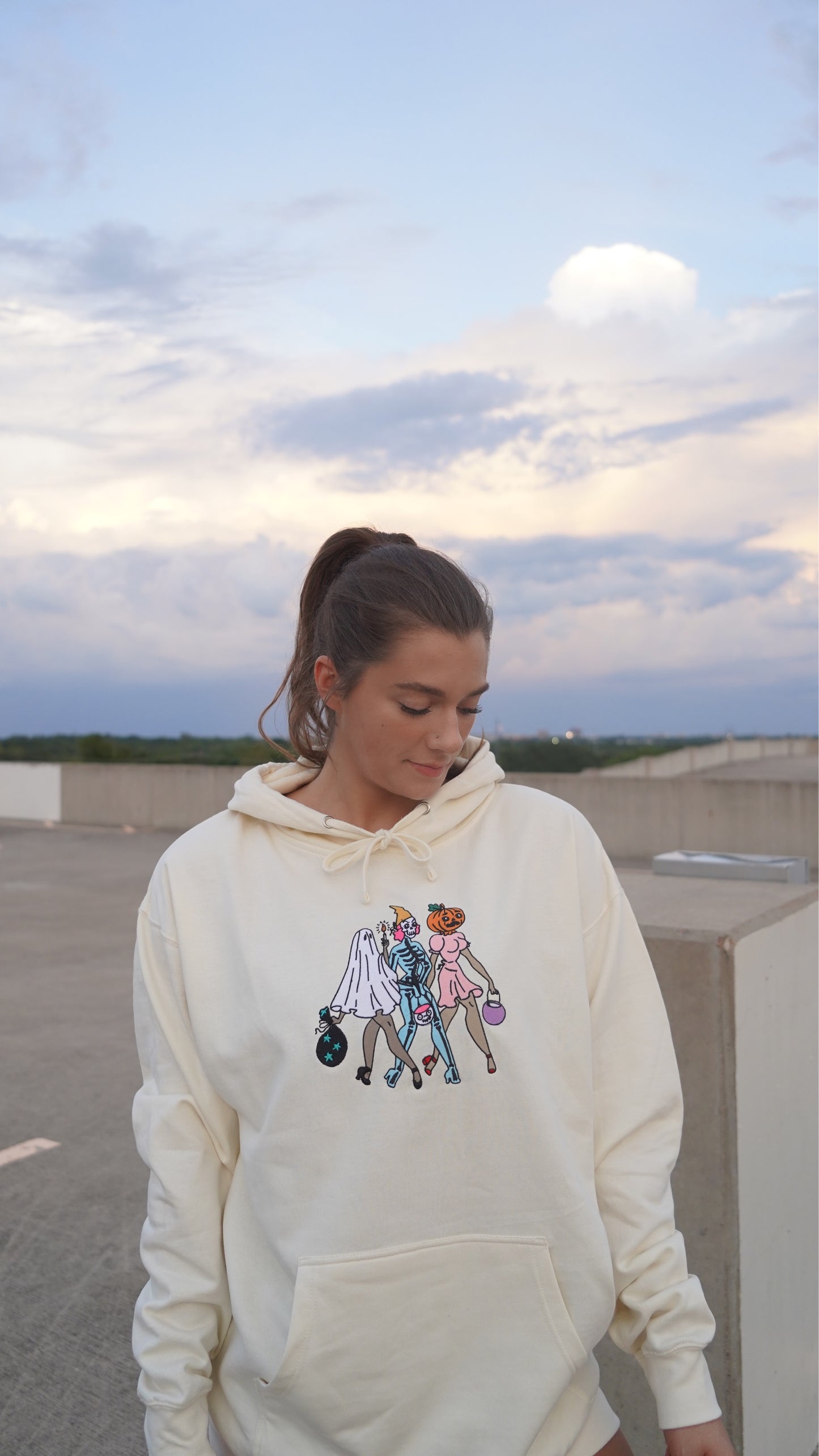 Spooky Girls Trio Hoodie