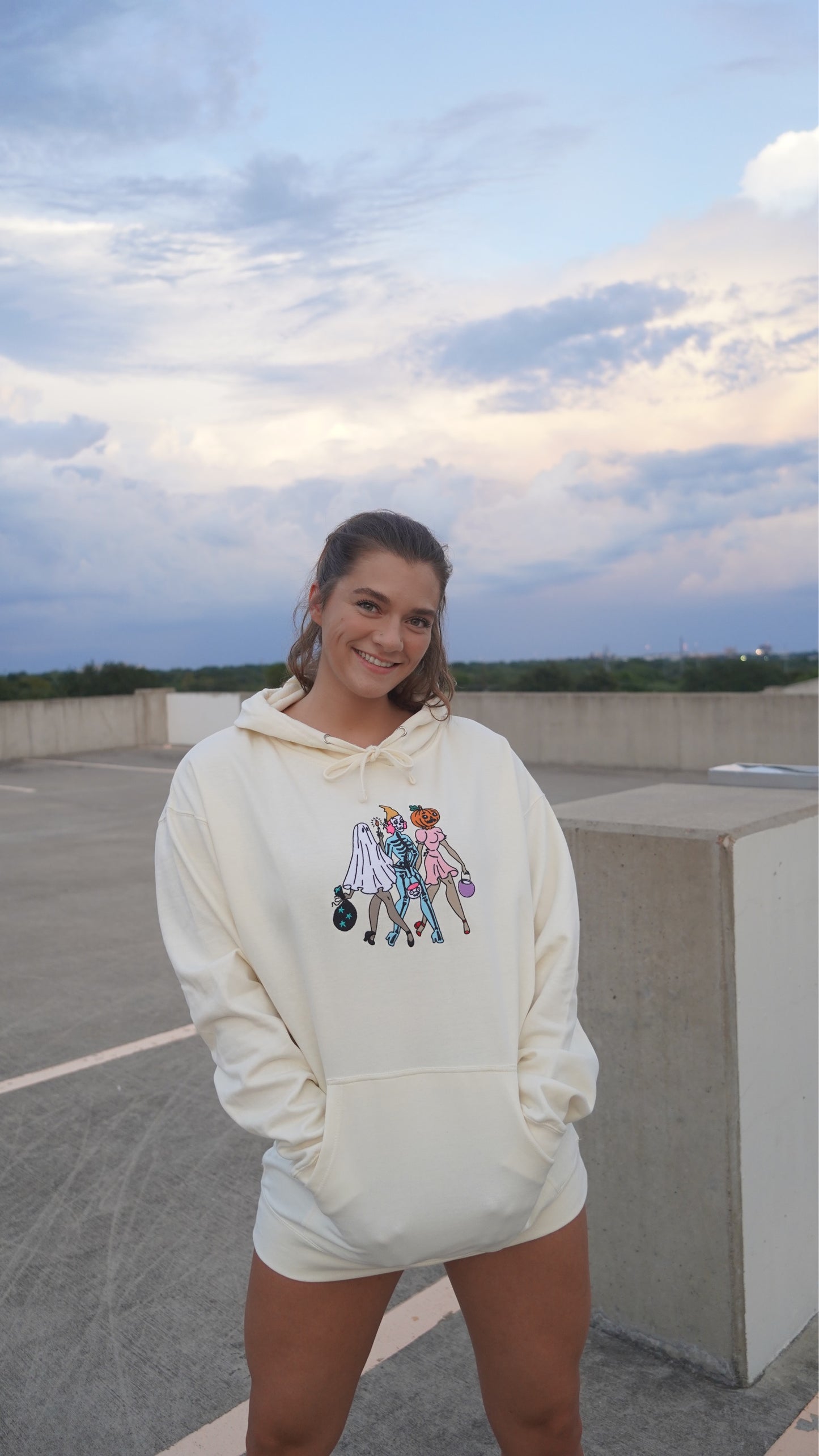 Spooky Girls Trio Hoodie