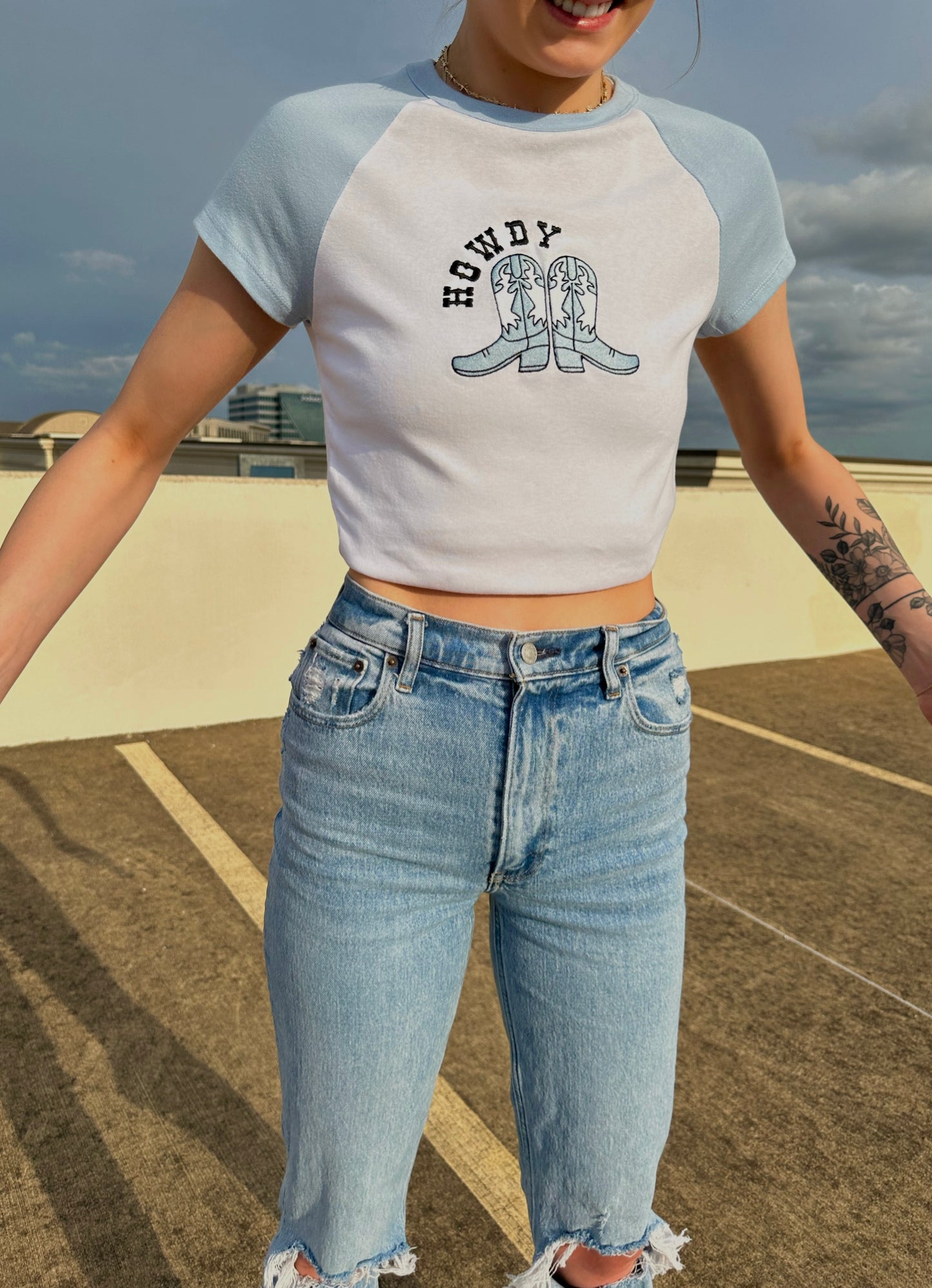 Howdy Boots Baby Tee