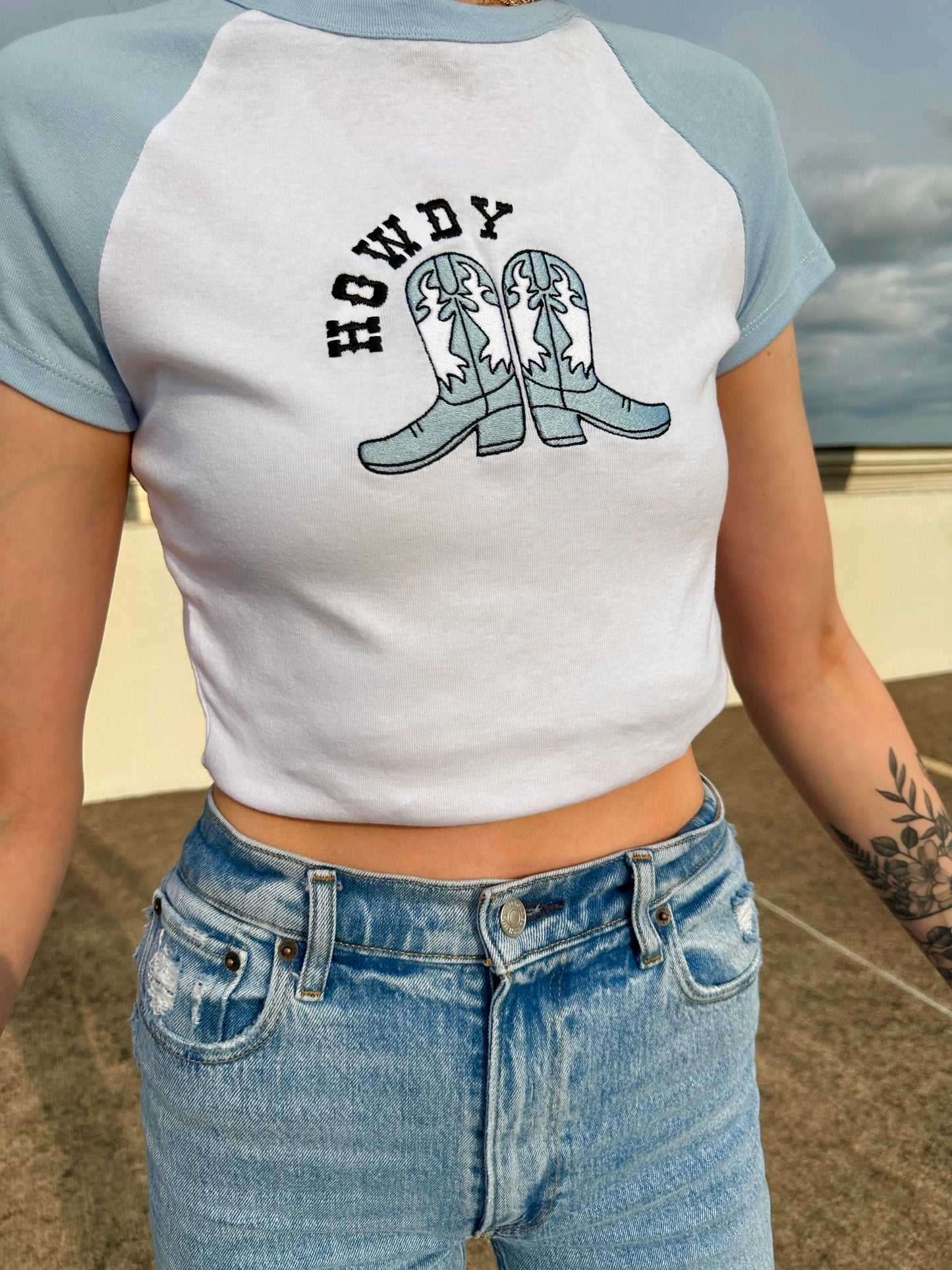 Howdy Boots Baby Tee