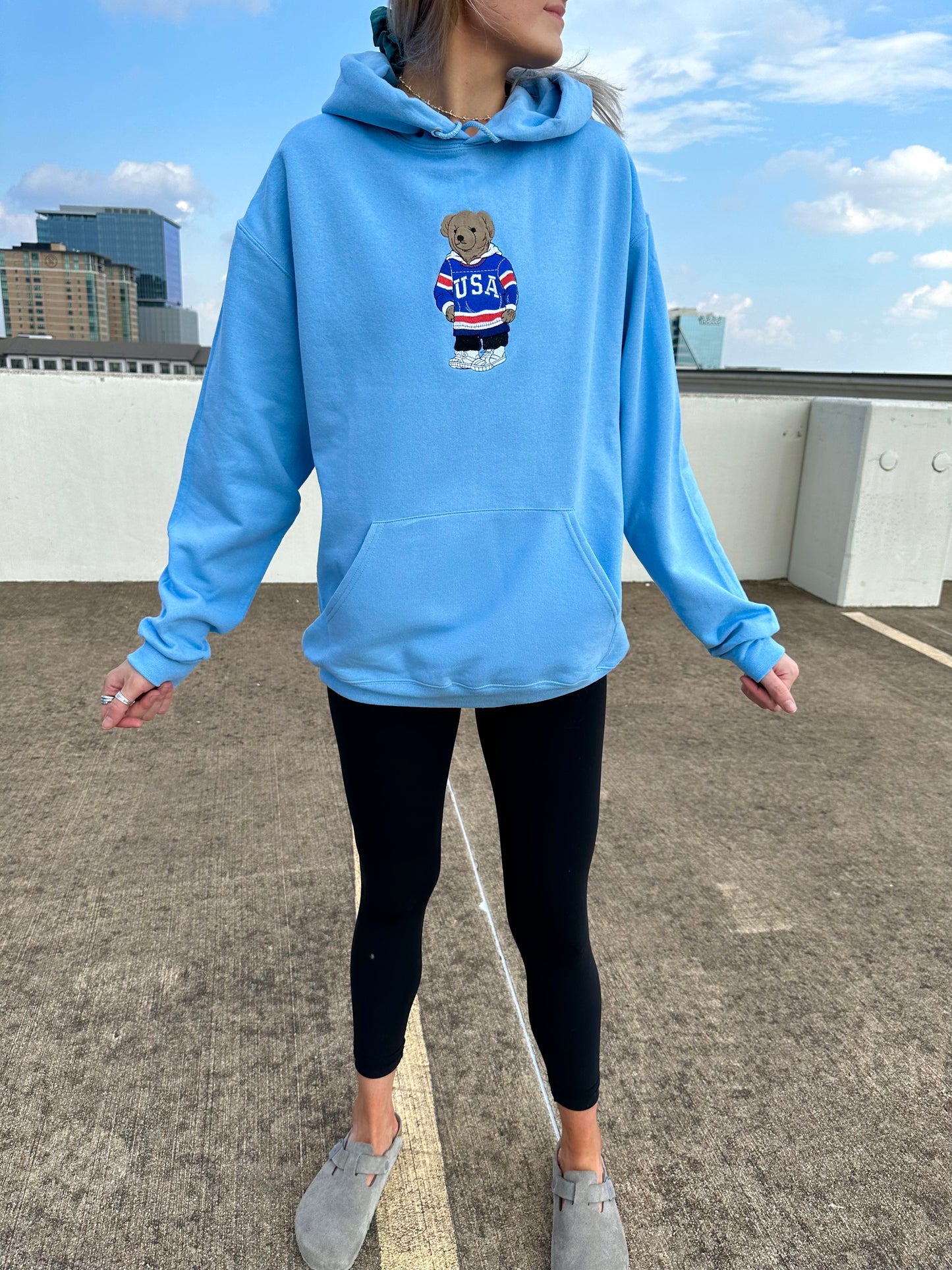 USA Bear Hoodie