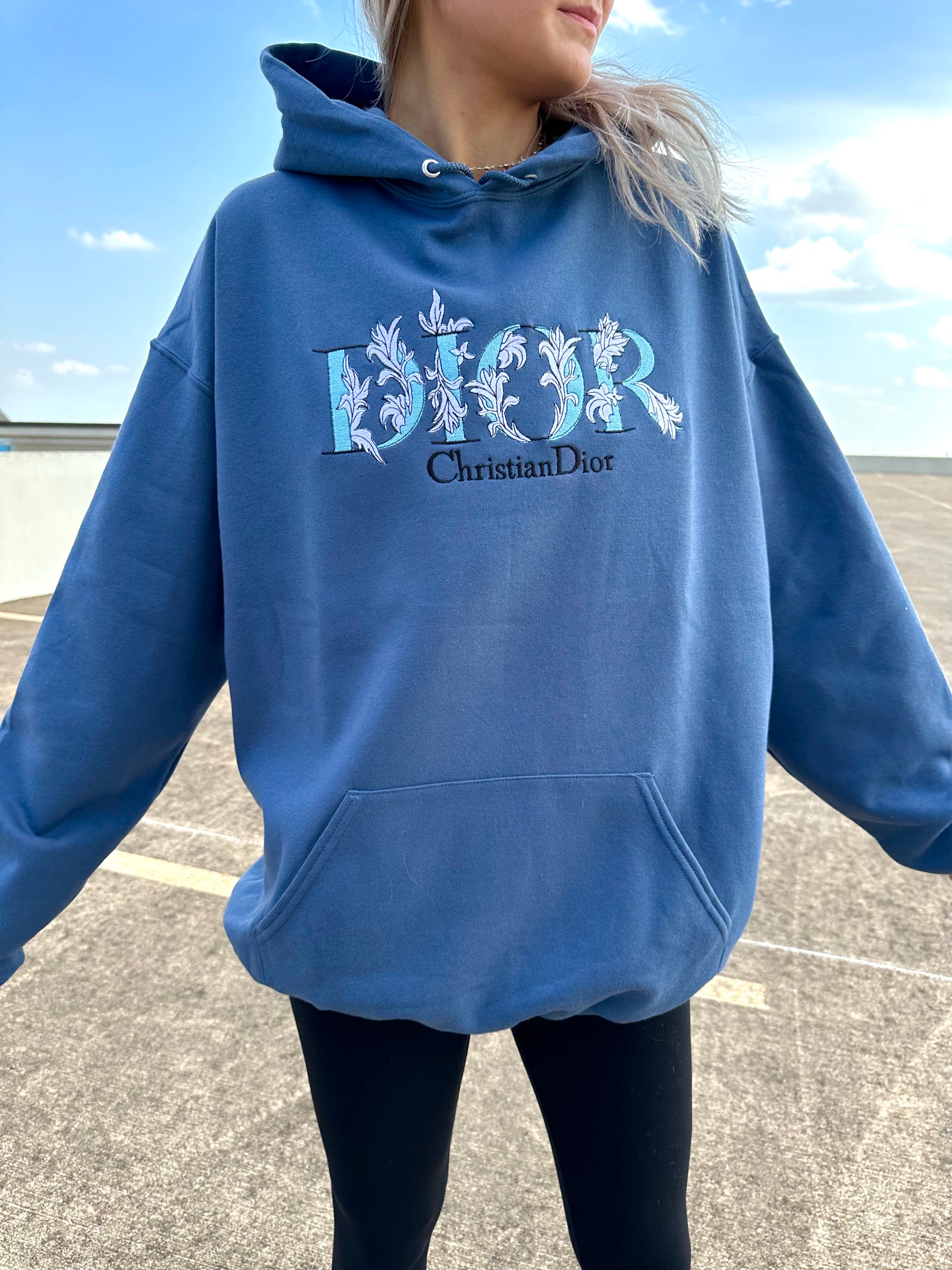 Floral Dior Hoodie