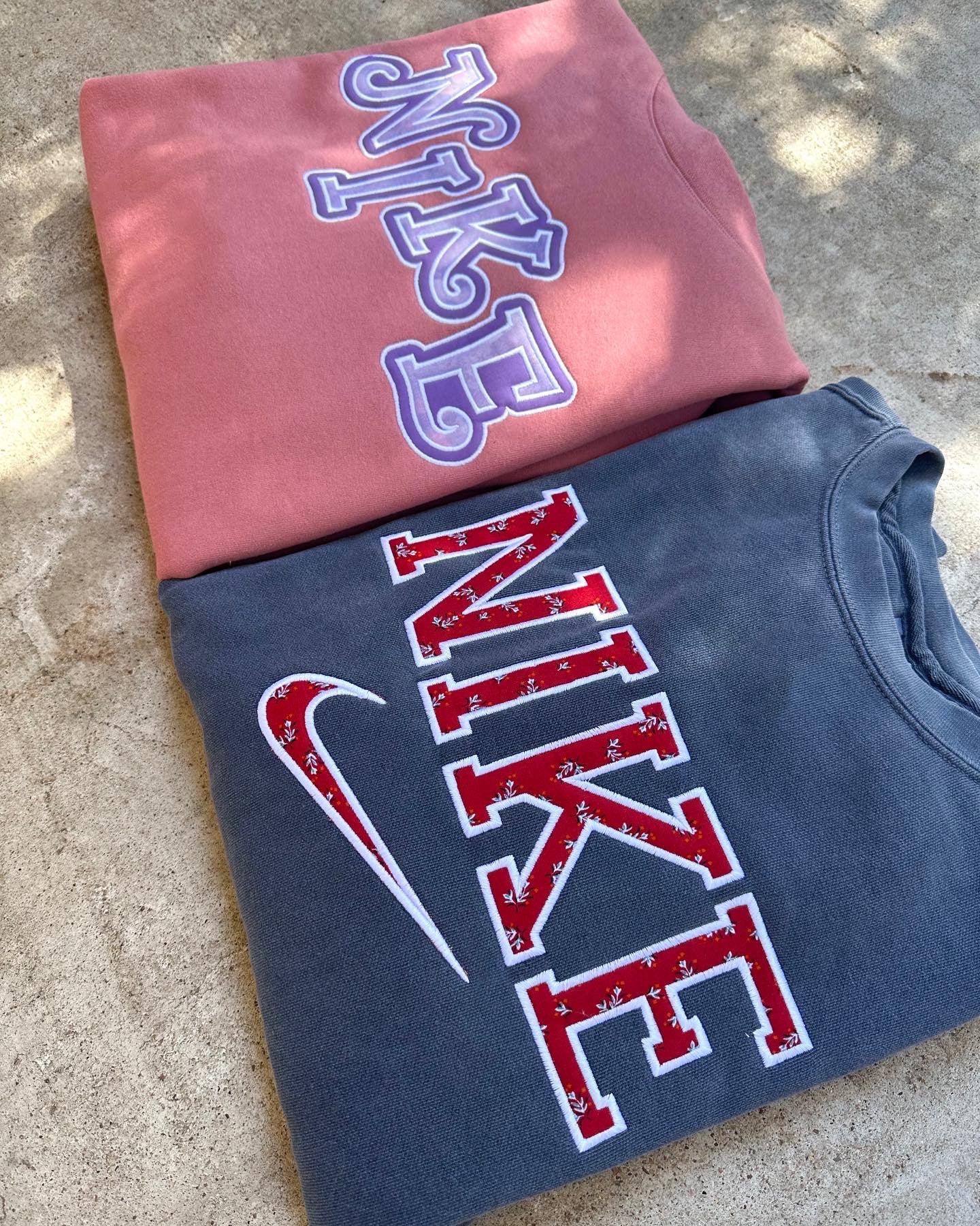Vintage Applique Crew