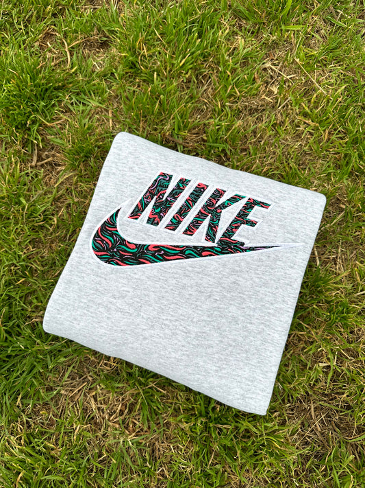 Retro Patterned Crew