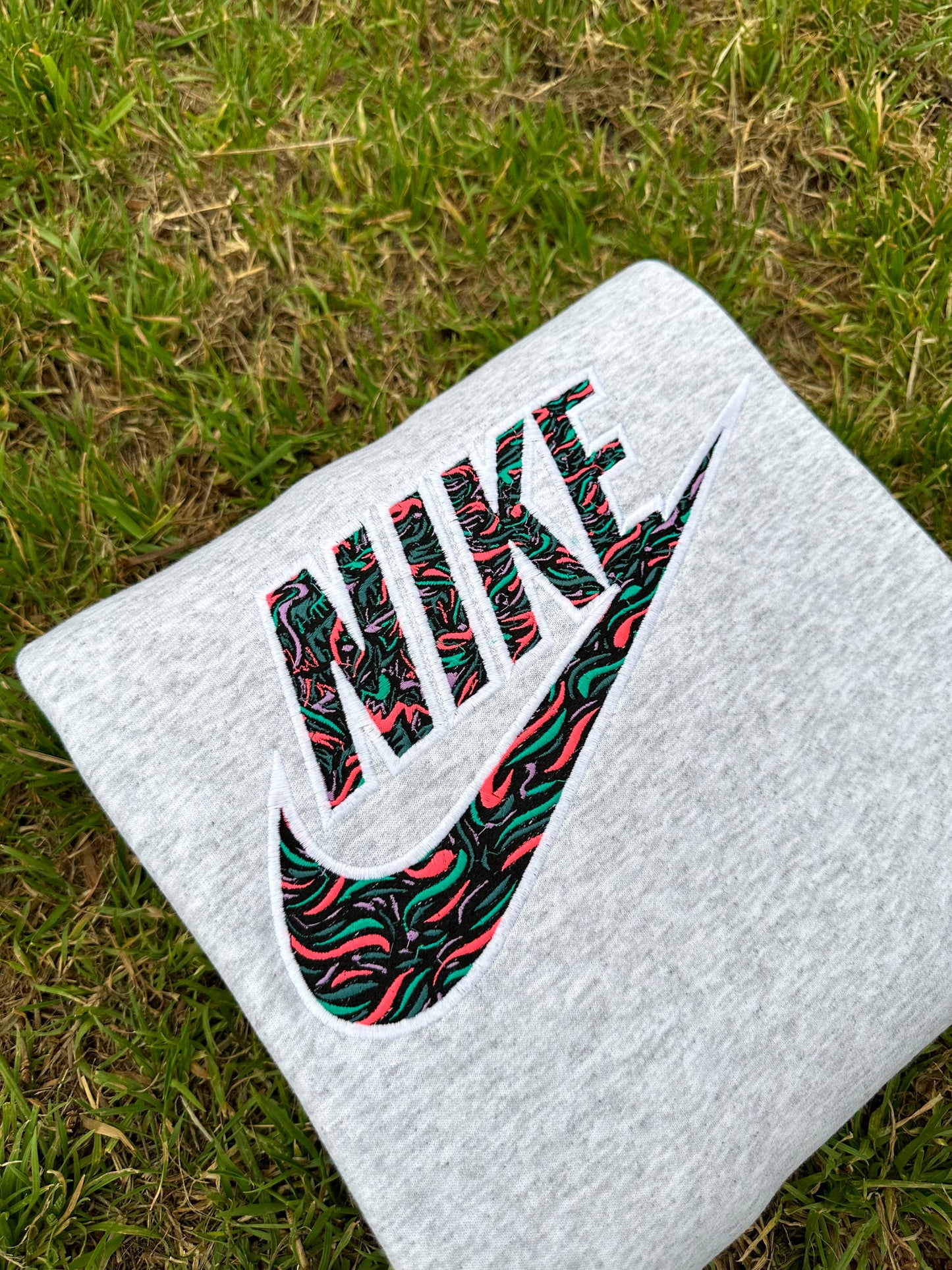 Retro Patterned Crew